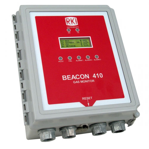 Beacon 410 Four Channel Wall Mount Controller from RKI Instruments