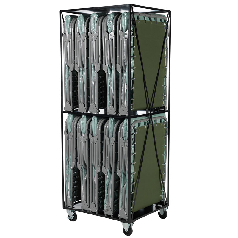Cart w/ 10 XM-3 Cots from Blantex