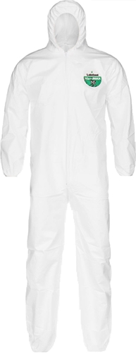 MicroMAX NS coveralls w/ Hood and Elastic Wrists and Ankles from Lakeland Industries