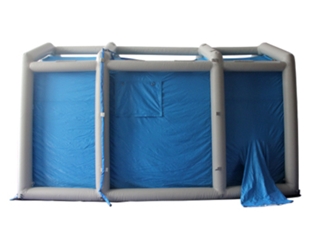 Portable Pneumatic Hazmat Decon Shower System from FSI