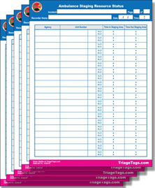 EMT3 Ambulance Staging Resource Form Refill from Disaster Management Systems