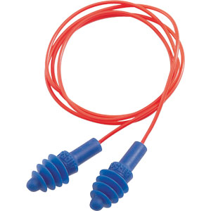 Airsoft Ear Plug w/ Red Polycord from Howard Leight by Honeywell