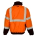 Orange Ripstop Fleece Lined Bomber Jacket - JS131