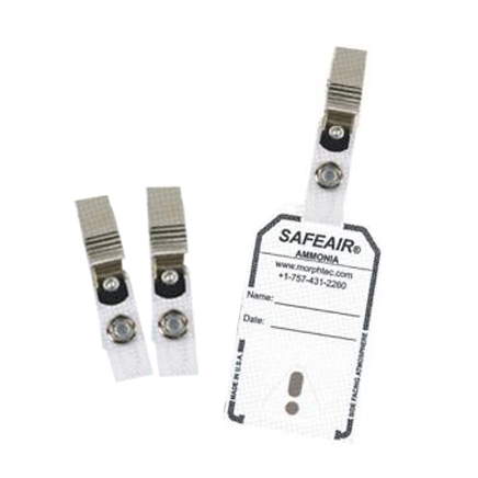 Strap Clips for ChromAir and SafeAir Monitoring Badges from Morphix Technologies