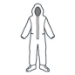 ProVent Plus Coverall w/ Attached Boots, Ultrasonic/Taped Seams from Kappler