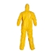 Tychem  2000 Coverall w/ Attached Hood & Socks - QC122T  YL  00
