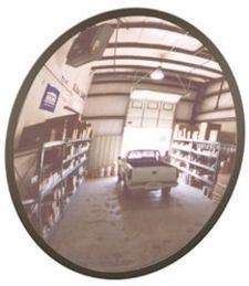 30" Round Lens Econo-Lite Convex Security Mirror from Lester L. Brossard Company