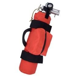 Oxygen Cylinder "D" Sleeve with Pocket from R&B Fabrications