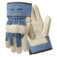 Grain Cowhide Palm Work Gloves from Wells Lamont