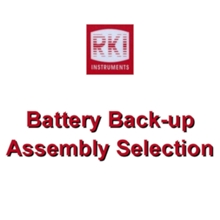 Beacon 110, 200, 410, and 800 Battery Back-up Assembly Selection from RKI Instruments