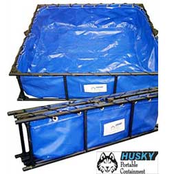 Steel Frame HAZMAT Decon Pools from Husky Portable Containment