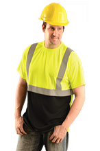 High Visibility Black Bottom T-Shirt from Occunomix