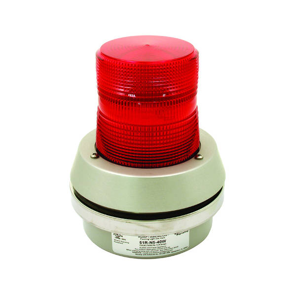 Flashing Red Beacon Light w/ Horn from RKI Instruments